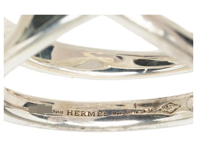 Ring Hermès Anello a fascia Hermes Chaine d'Ancre Punk Silver Argento - vista 4
