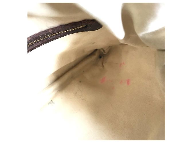Borsa a tracolla Louis Vuitton Monogram Mini Françoise Rosso Fuschia - vista 17