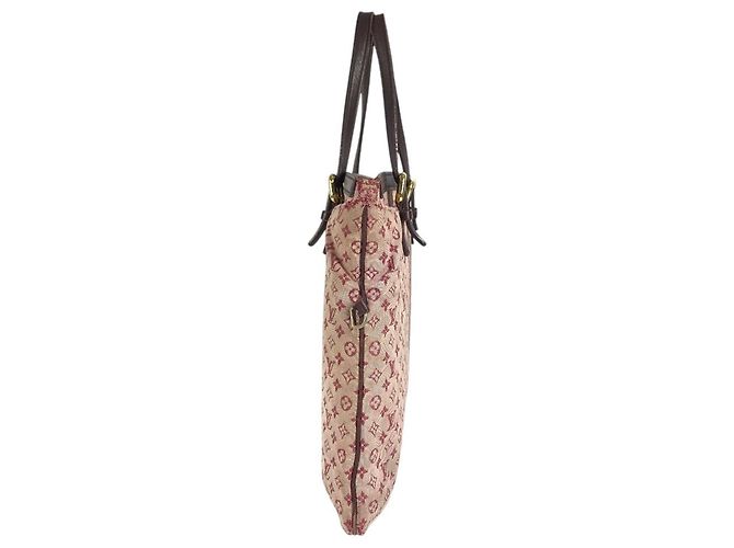 Borsa a tracolla Louis Vuitton Monogram Mini Françoise Rosso Fuschia - vista 3