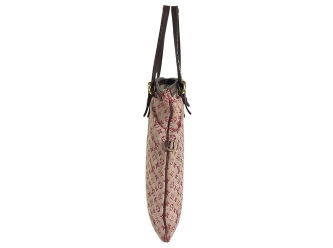 Borsa a tracolla Louis Vuitton Monogram Mini Françoise Rosso Fuschia - vista 4
