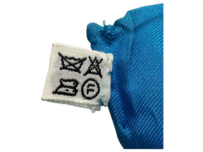 Hermès Lenço Hermes Carre 90 Chateau de Arriere Azul Multicor - vista 9