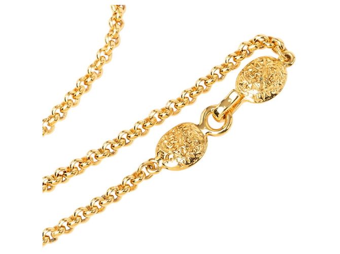 Collana Vintage Chanel Coco Mark 95A D'oro - vista 4