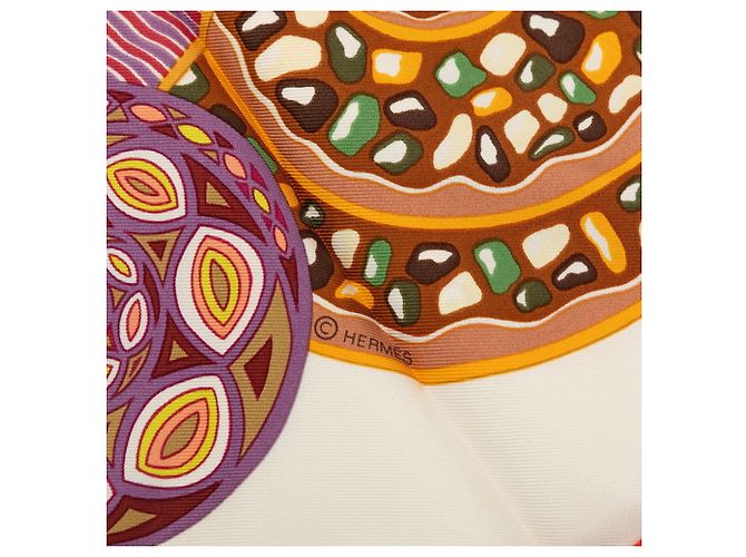 Hermès Foulard Hermes Carre 90 Reves d'Escargots Multicolore - vista 6