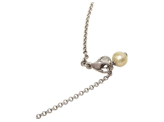 Colar Chanel Coco Mark Prata - vista 4