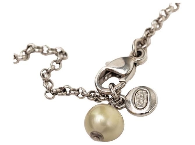 Colar Chanel Coco Mark Prata - vista 5