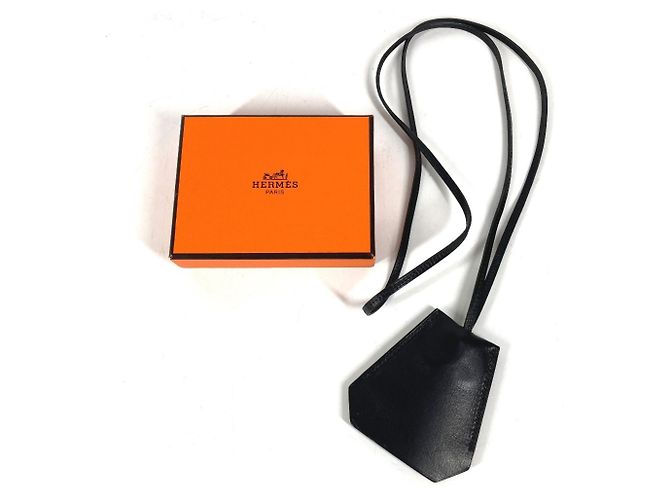 Hermès Accessorio Collana Portachiavi Clochette Vintage Hermes Nero - vista 14