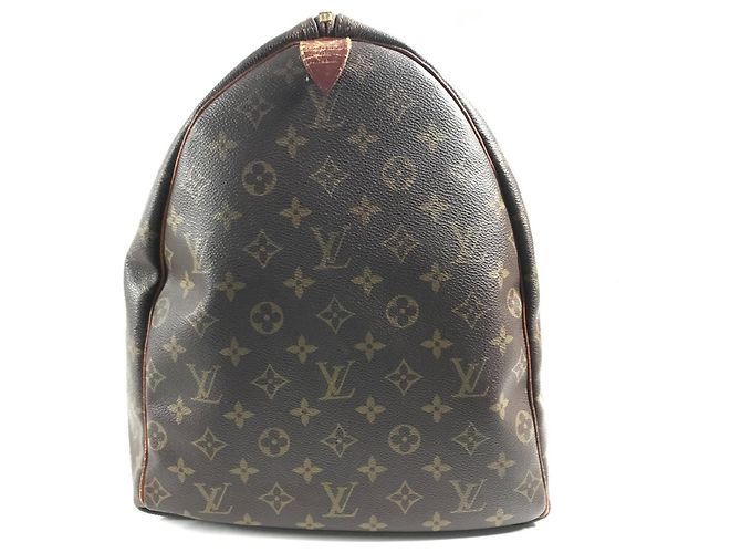 Borsa Louis Vuitton Monogram Keepall 60 Marrone - vista 4
