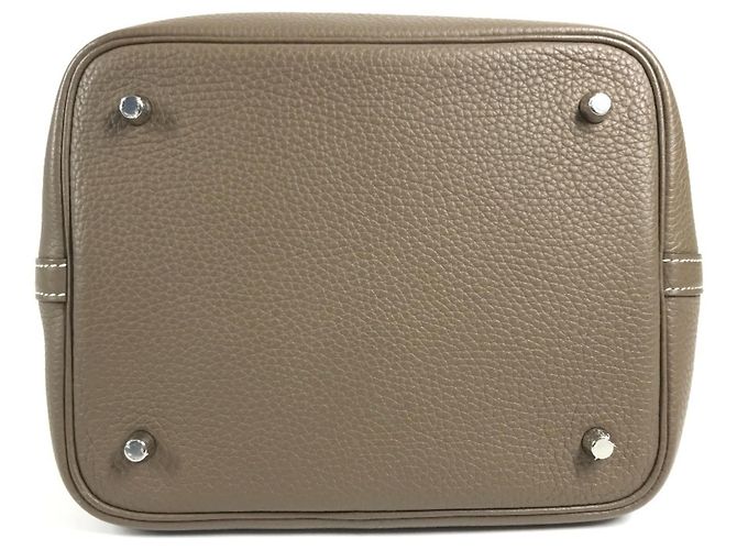 Hermès Borsa Hermes Picotin Lock MM 22 Marrone - vista 4