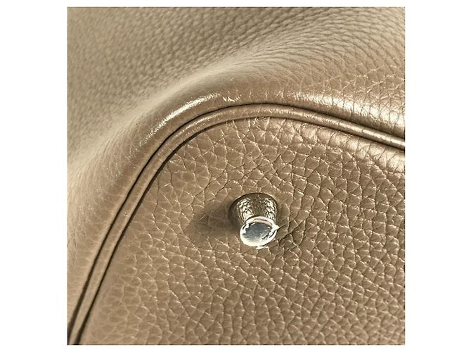 Hermès Borsa Hermes Picotin Lock MM 22 Marrone - vista 6