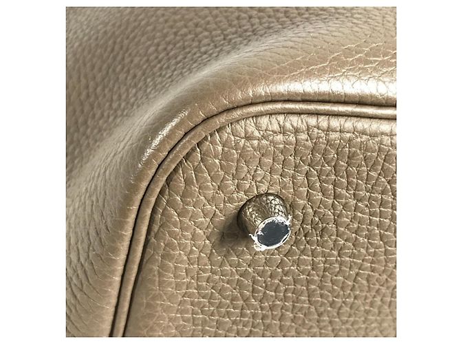 Hermès Borsa Hermes Picotin Lock MM 22 Marrone - vista 8