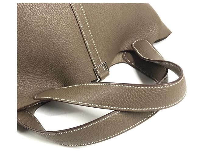 Hermès Borsa Hermes Picotin Lock MM 22 Marrone - vista 9