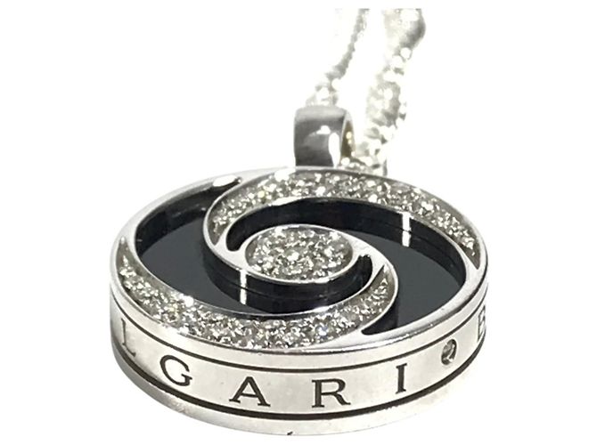 Bulgari Collana Ottica Allegra in Onice e Diamanti BVLGARI Nero Argento - vista 14