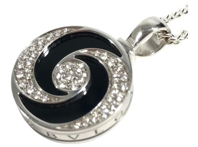 Bulgari Collana Ottica Allegra in Onice e Diamanti BVLGARI Nero Argento - vista 15