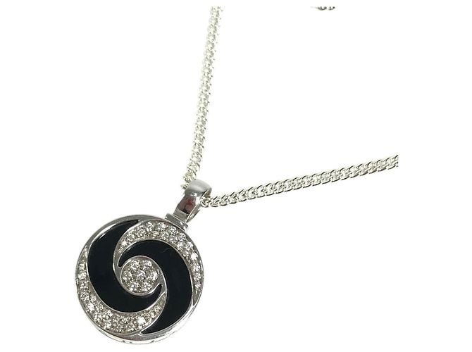 Bulgari Collana Ottica Allegra in Onice e Diamanti BVLGARI Nero Argento - vista 2