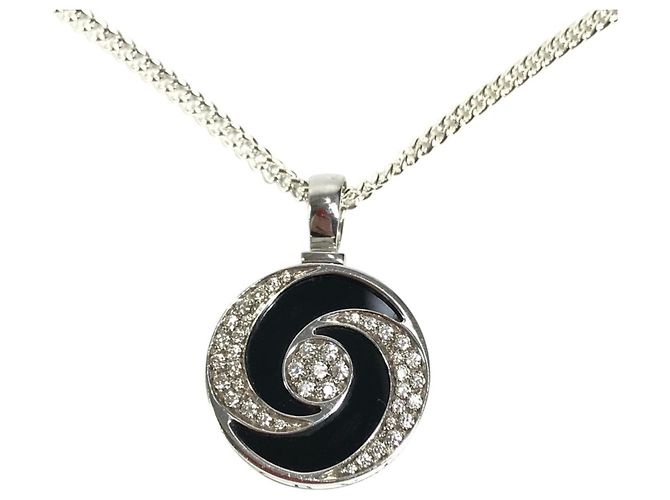 Bulgari Collana Ottica Allegra in Onice e Diamanti BVLGARI Nero Argento - vista 5