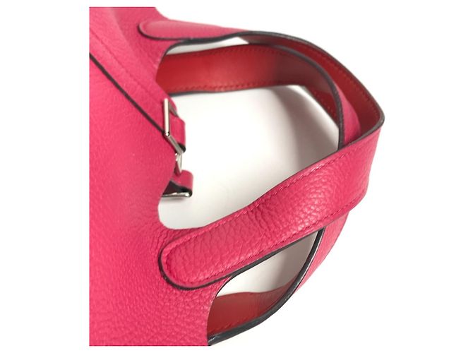 Hermès Hermes Bicolor Picotin Lock PM 18 Handbag Pink Red - view 10