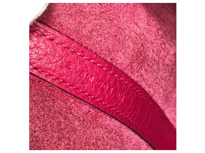 Hermès Hermes Bicolor Picotin Lock PM 18 Handbag Pink Red - view 14