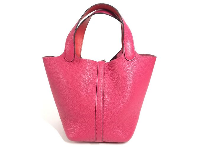 Hermès Hermes Bicolor Picotin Lock PM 18 Handbag Pink Red - view 2