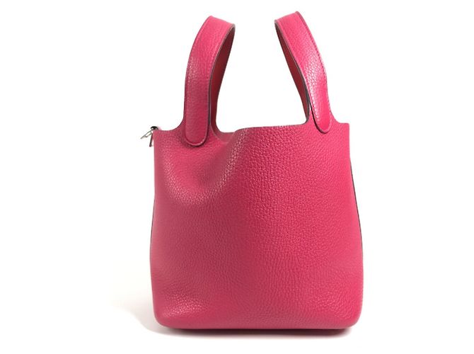 Hermès Hermes Bicolor Picotin Lock PM 18 Handbag Pink Red - view 3