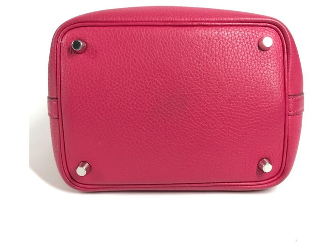 Hermès Hermes Bicolor Picotin Lock PM 18 Handbag Pink Red - view 5
