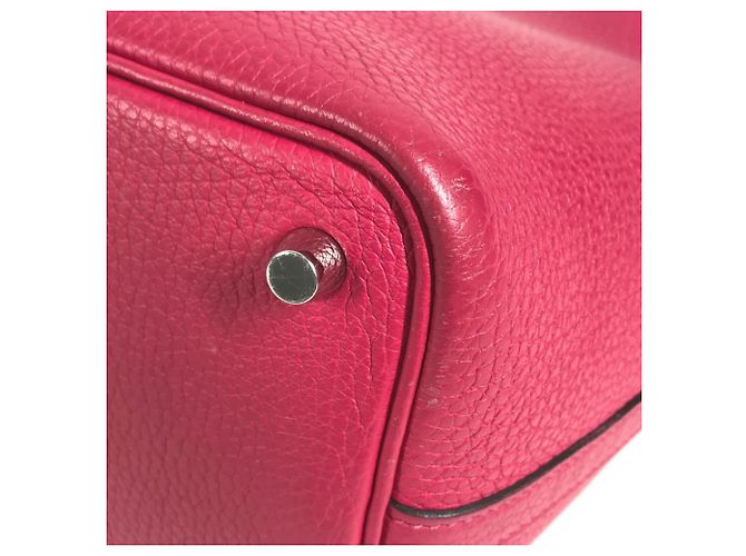 Hermès Hermes Bicolor Picotin Lock PM 18 Handbag Pink Red - view 8