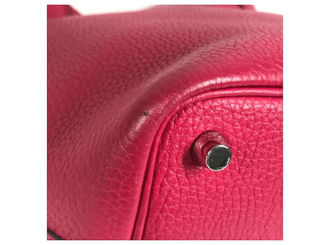 Hermès Hermes Bicolor Picotin Lock PM 18 Handbag Pink Red - view 9