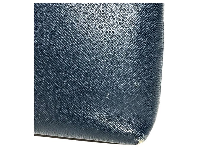 Borsa Louis Vuitton Taiga Grigori Messenger PM Blu navy - vista 5