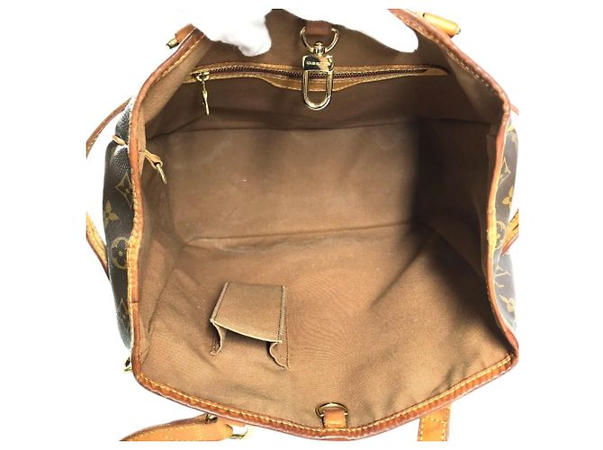 Bolso Louis Vuitton Monogram Batignolles Horizontal Castaño - vista 11
