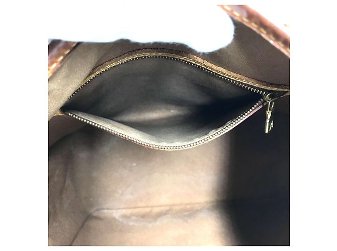 Bolso Louis Vuitton Monogram Batignolles Horizontal Castaño - vista 12