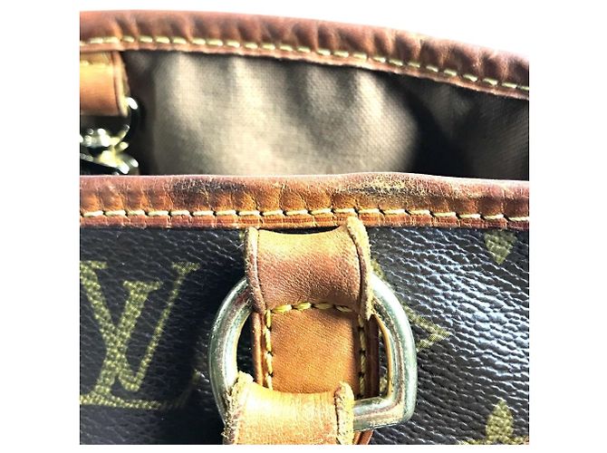 Bolso Louis Vuitton Monogram Batignolles Horizontal Castaño - vista 15