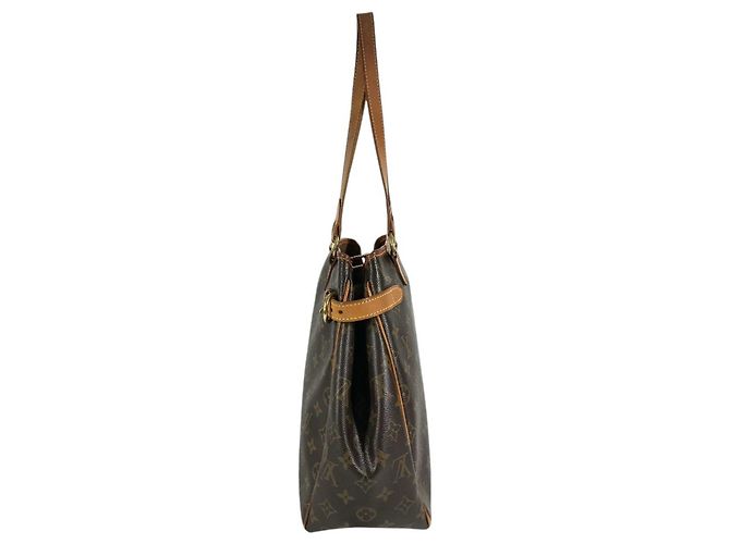 Bolso Louis Vuitton Monogram Batignolles Horizontal Castaño - vista 2