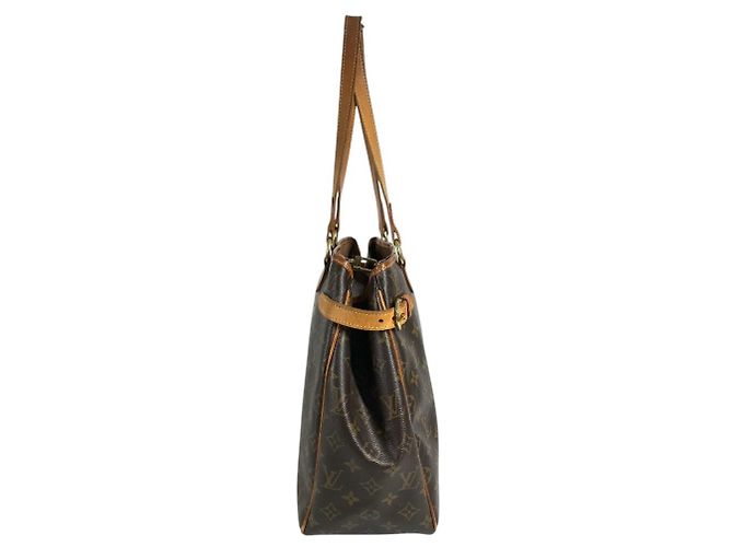 Bolso Louis Vuitton Monogram Batignolles Horizontal Castaño - vista 3