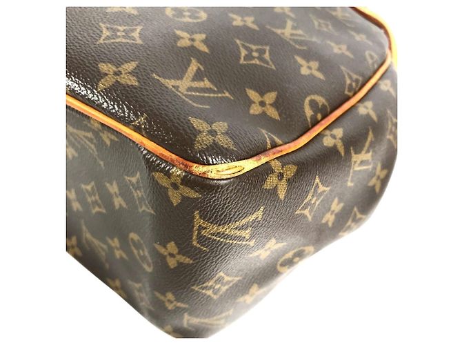 Bolso Louis Vuitton Monogram Batignolles Horizontal Castaño - vista 7