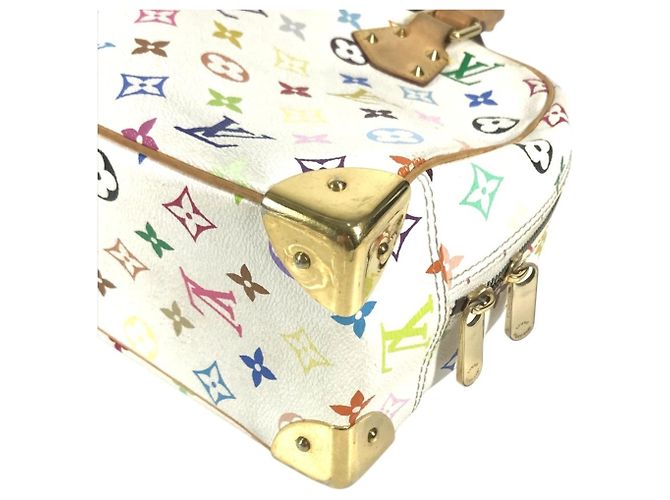 Louis Vuitton Monogram Multicolor Trouville Tasche Weiß - Ansicht 10