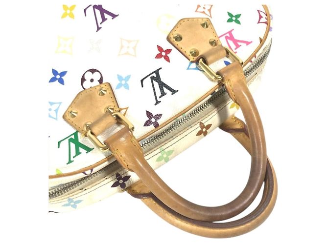 Louis Vuitton Monogram Multicolor Trouville Tasche Weiß - Ansicht 11