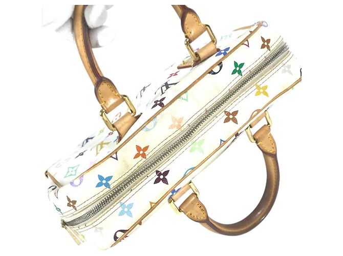 Louis Vuitton Monogram Multicolor Trouville Tasche Weiß - Ansicht 12