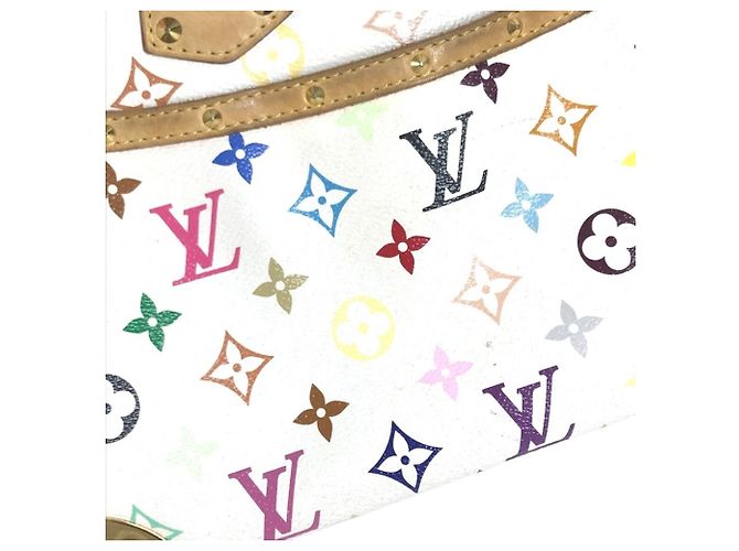 Louis Vuitton Monogram Multicolor Trouville Tasche Weiß - Ansicht 13