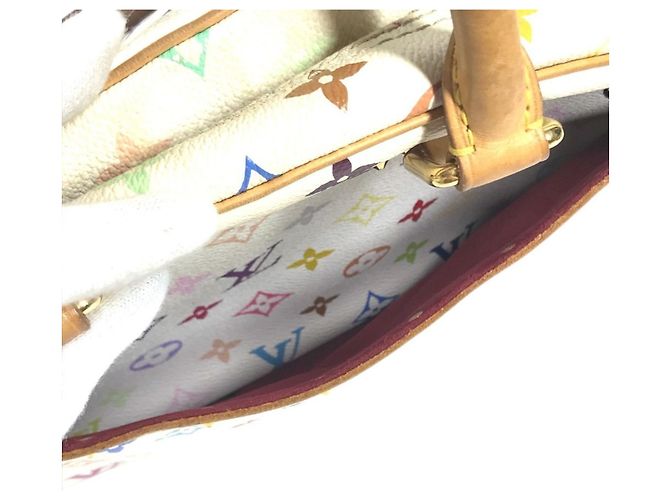 Louis Vuitton Monogram Multicolor Trouville Tasche Weiß - Ansicht 15