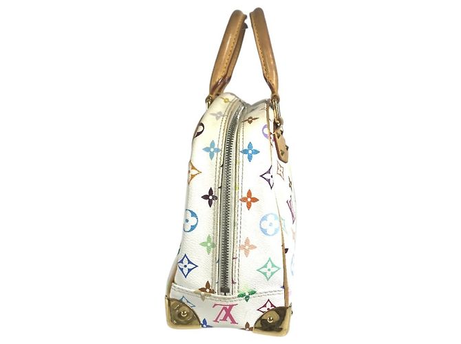 Louis Vuitton Monogram Multicolor Trouville Tasche Weiß - Ansicht 2