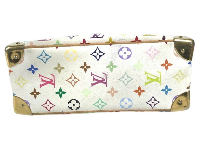 Louis Vuitton Monogram Multicolor Trouville Tasche Weiß - Ansicht 5