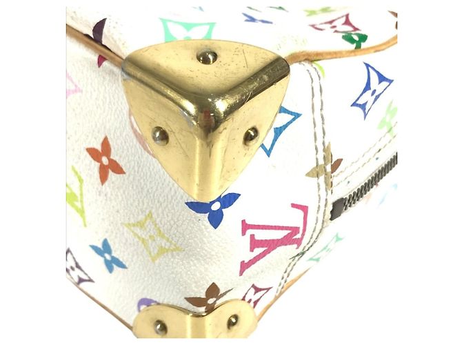 Louis Vuitton Monogram Multicolor Trouville Tasche Weiß - Ansicht 7