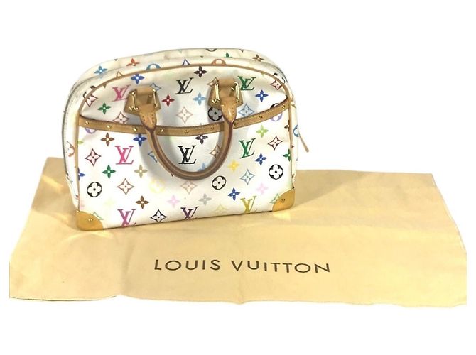 Louis Vuitton Monogram Multicolor Trouville Tasche Weiß - Ansicht 9
