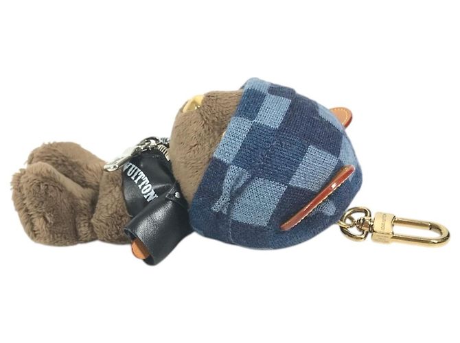 Louis Vuitton Damier Accessory Bag Charm Keychain Nero - vista 2