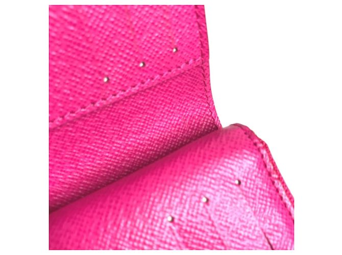 Louis Vuitton Monogram Multicolore Bi-fold Wallet Pink White - view 13