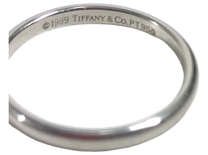 Autre Marque Tiffany & Co. Platin-Ehering Silber - Ansicht 4