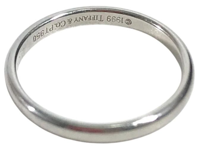 Autre Marque Tiffany & Co. Platin-Ehering Silber - Ansicht 7