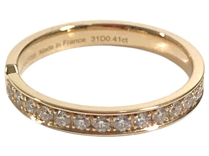 Hermès Hermes 18K Pink Gold Band Ring Golden - Ansicht 2
