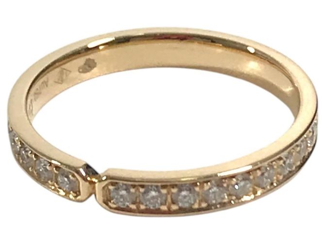 Hermès Hermes 18K Pink Gold Band Ring Golden - Ansicht 6