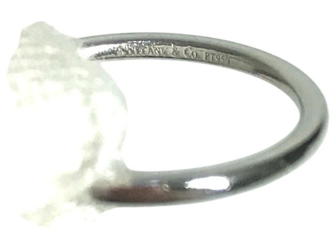 Autre Marque Tiffany & Co. Platinum Forever Band Ring Silvery - view 3