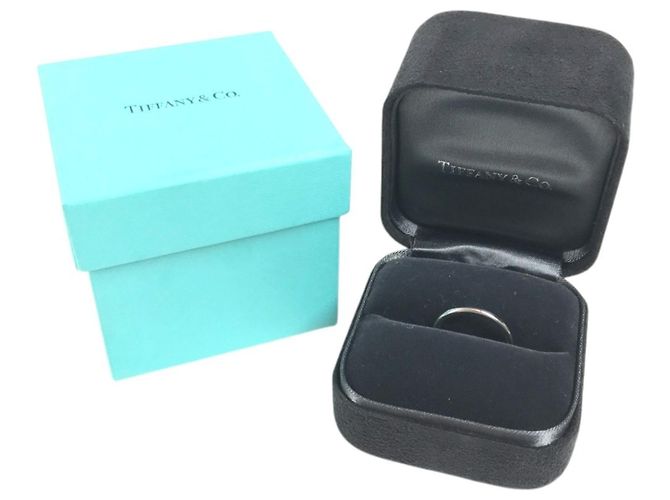 Autre Marque Tiffany & Co. Platinum Forever Band Ring Silvery - view 6